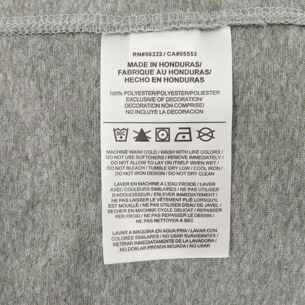 Nike TShirt Dark Grey Heather Polyester Dri Fit Athletic Workout Medium NWT - Picture 10 of 11